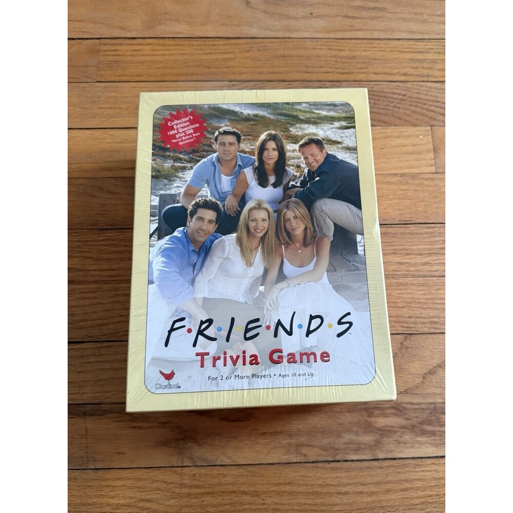 New sealed Vintage Friends Trivia Game by Cardinal 2002 Edition TV show